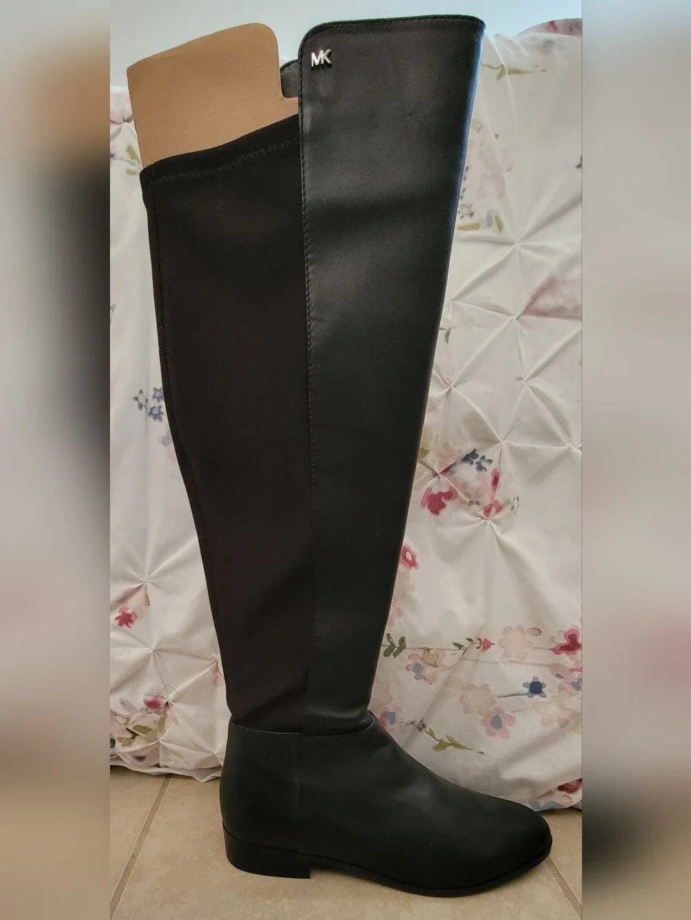 Michael Kors (New) Black Tall Women's Riding Boots - Classic Over-the-Knee Style